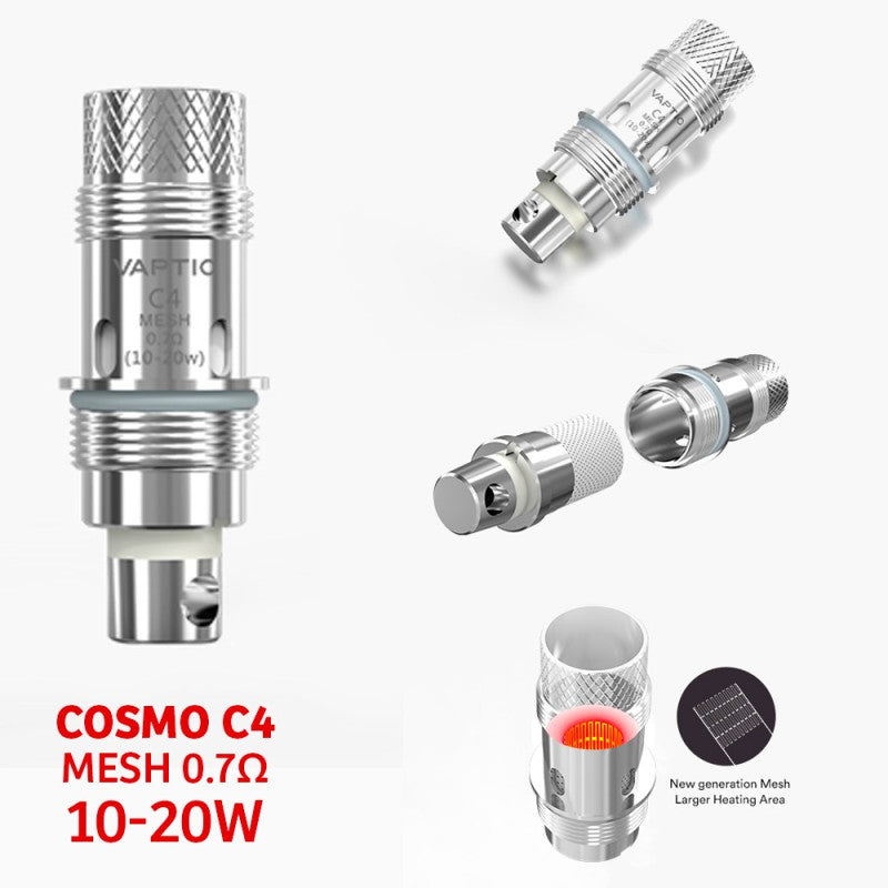 Cosmo Coil Vaptio Resistenze Ricambio - 5 Pezzi